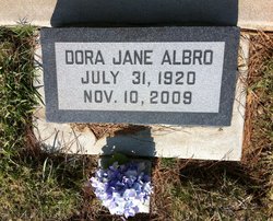 Dora Jane <I>Chandler</I> Albro 