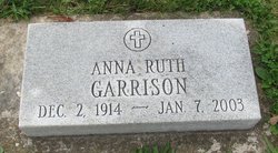 Anna Ruth <I>Miller</I> Garrison 