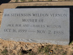 Ida Lee <I>Stevenson</I> Vernon 