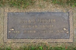 Ella Elizabeth <I>Barngrover</I> Hunter 