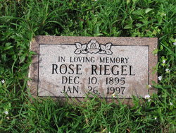 Rosa Lee <I>O'Neal</I> Riegel 