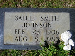 Sallie <I>Smith</I> Johnson 
