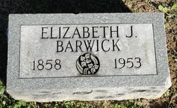 Elizabeth J. <I>Shelton</I> Barwick Jeffrey 