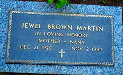 Jewel <I>Brown</I> Martin 