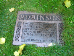 Sidney E Robinson 