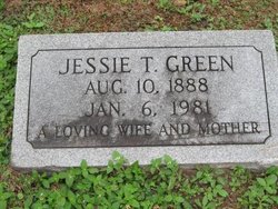Jessie <I>Taylor</I> Green 