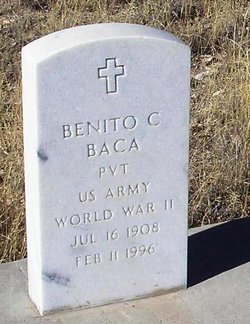 Pvt Benito C Baca 