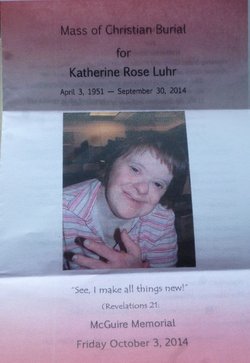 Katherine Rose “Kathy” Luhr 