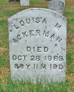 Louisa Emma <I>Meyer</I> Ackerman 