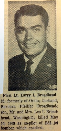 1LT Larry Ivan Broadhead 