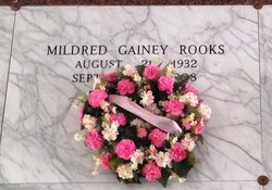 Mildred Emma “ME” <I>Gainey</I> Rooks 