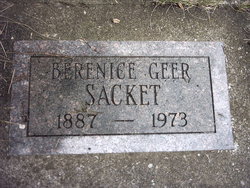 Berenice <I>Geer</I> Sacket 