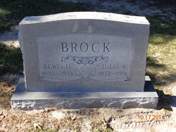 Julia Frances <I>Jackson</I> Brock 