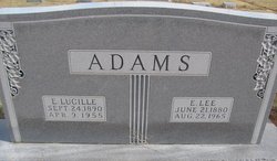 Etta Lucille <I>Baarcke</I> Adams 
