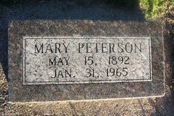 Mary <I>Oestreich</I> Peterson 