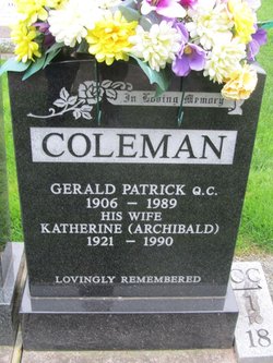 Gerald Patrick Coleman 