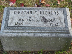 Martha Elizabeth <I>Dickens</I> Boyden 