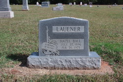 Hazel Jane <I>Ball</I> Lauener 