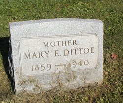 Mary Elizabeth <I>Finck</I> Dittoe 