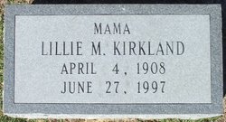 Lillie Mae <I>Lynch</I> Kirkland 