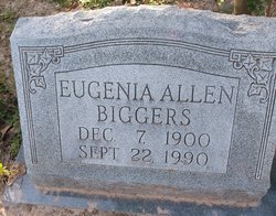 Eugenia <I>Allen</I> Biggers 