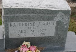 Katherine “Kitty” <I>Abbott</I> Pickett 