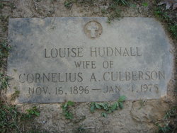 Louise <I>Hudnall</I> Culberson 
