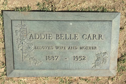 Addie Belle <I>Hollenbeck</I> Carr 