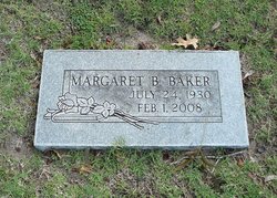 Mrs Margaret Ann “Maggie” <I>Bevis</I> Baker 