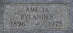 Amelia A <I>Halverson</I> Rylander 