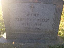 Alberta E Allen 