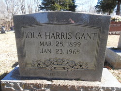 Iola <I>Harris</I> Gant 