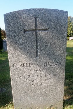 Pvt Charles S Duggan 