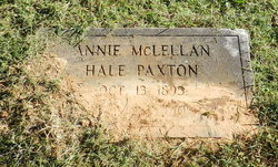 Annie Irene <I>McLellan</I> Paxton 