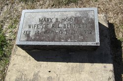 Mary Bailey “Mamie” <I>Hoot</I> Bennett 