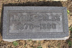 Lydia <I>Gillham</I> Coles 