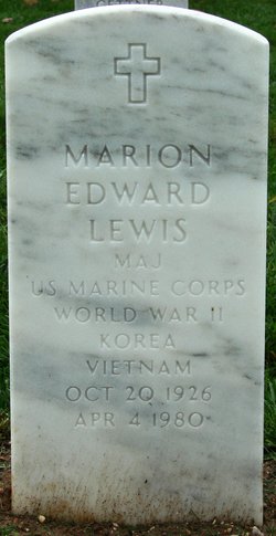 Col Marion Edward Lewis 