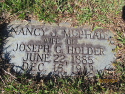 Nancy Jane <I>McPhail</I> Holder 
