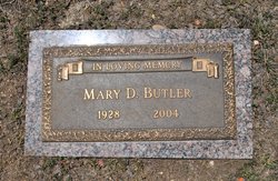 Mary Anna <I>Davis</I> Butler 