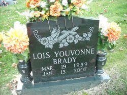 Lois Youvonne <I>Elders</I> Brady 
