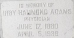 Dr Irby Hammond Adams 