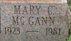 Mary C <I>Hayes</I> McGann 