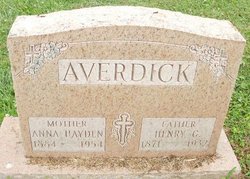 Anna <I>Hayden</I> Averdick 