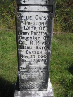 Nellie <I>Carson</I> Preston 