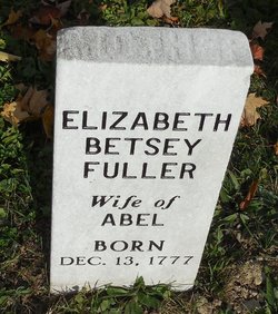 Elizabeth “Betsey” <I>Grover</I> Fuller 