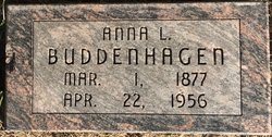 Anna Louise <I>Schluntz</I> Buddenhagen 