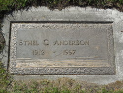 Ethel C <I>Hagman</I> Anderson 
