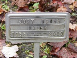 Judy Ann <I>Adams</I> Adler 