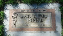 Doris Evelyn <I>Ward</I> Trimble 