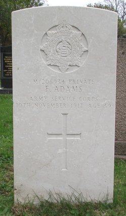 Private Frederick Adams 
